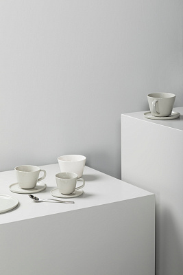 Набор из 4-х тарелок Saucer for Cappuccino cup Cena by Vincent Van Duysen 