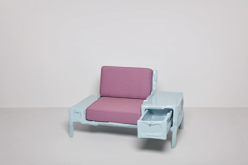 Двухместное кресло Splitted Love Seat with drawer, 