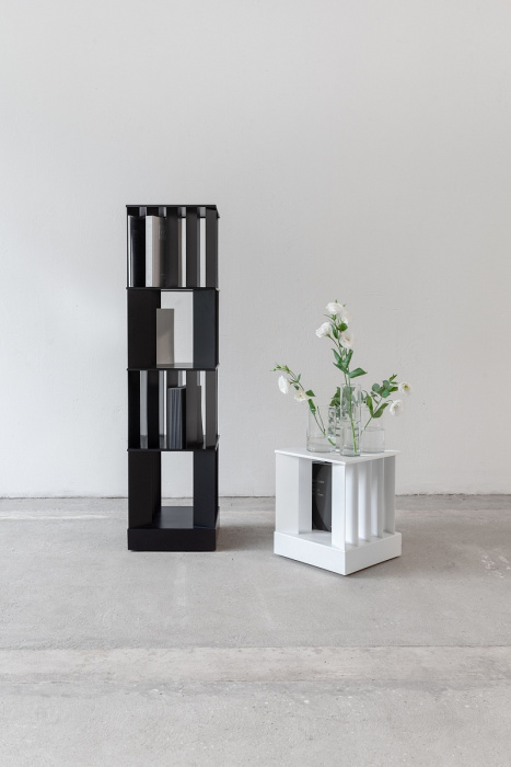 Стеллаж на скрытых колёсах 46° — 6° GENEVA, ARCHIPÉLAGO