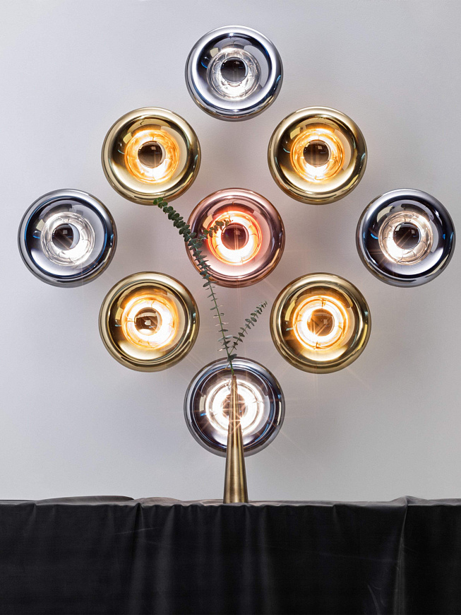 Настенный/Потолочный светильник Void Led Surface Light Brass, Tom Dixon