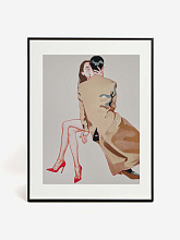 Шелкография «Поцелуй», Masha Yankovskaya