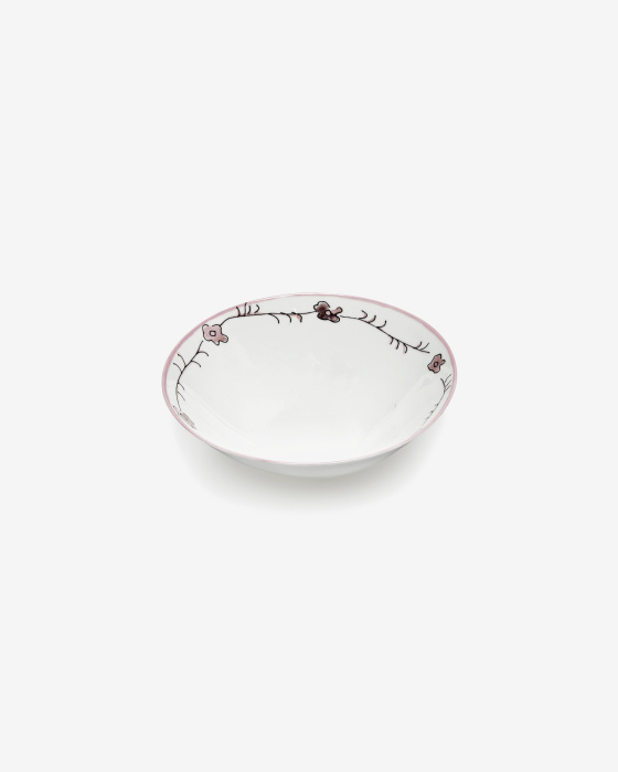 Набор из 2-х глубоких чаш Low Bowl L Dark Viola Midnight Flowers by Marni, Serax