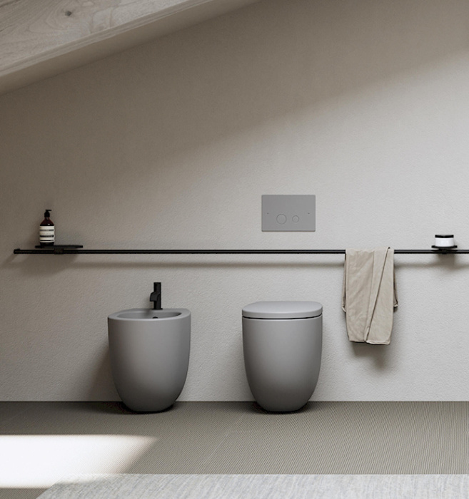 Напольное биде Milk Floor-Mounted Bidet, NIC Design