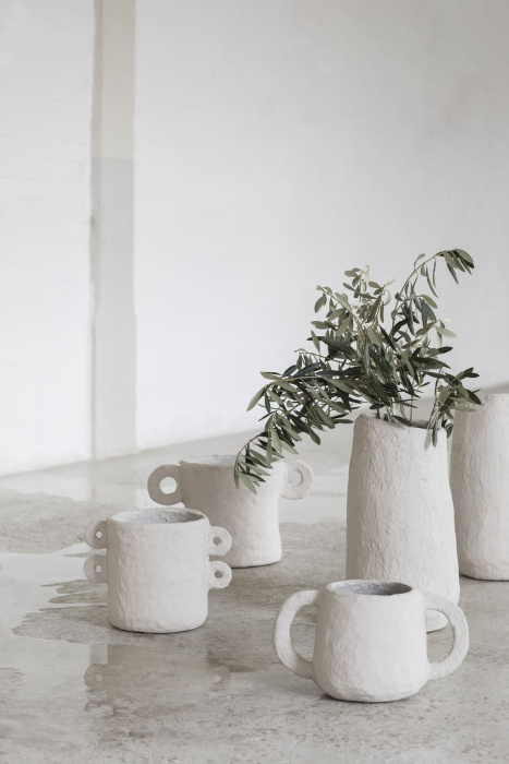 Кашпо Pot S Paper Mache Earth Beige by Marie Michielssen, Serax