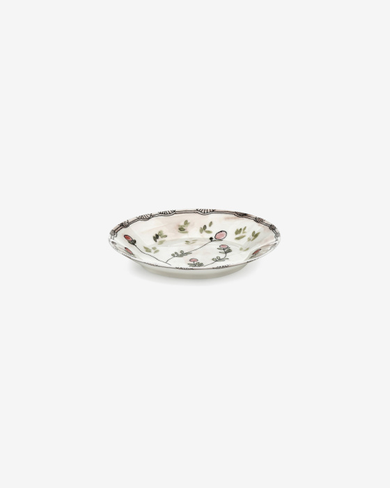 Набор из 2-х глубоких тарелок Deep Plate Mirtillo Nude Midnight Flowers by Marni, Serax