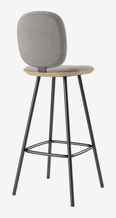 Барный стул Pauline Comfort Bar Stool 75 cm with metal legs, Brdr. Krüger