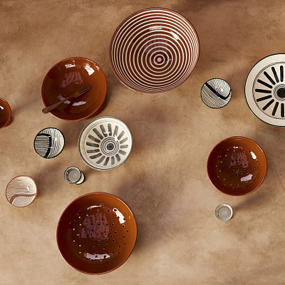 Миска для салата Moroccan Ceramics Salad Bowl 