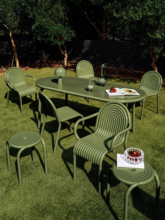 Уличное кресло Groove Arm Moss, Tom Dixon