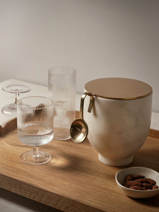 Набор из 2-х бокалов для вина Ripple Wine Glasses — Set of 2, Ferm Living
