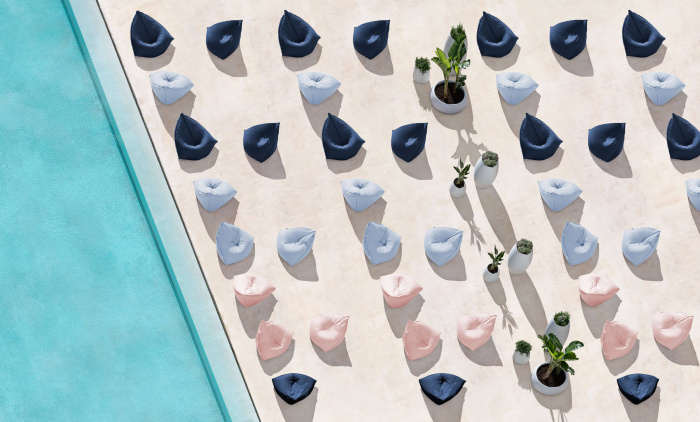 Уличный пуф Sail Mini Pouf, Diabla