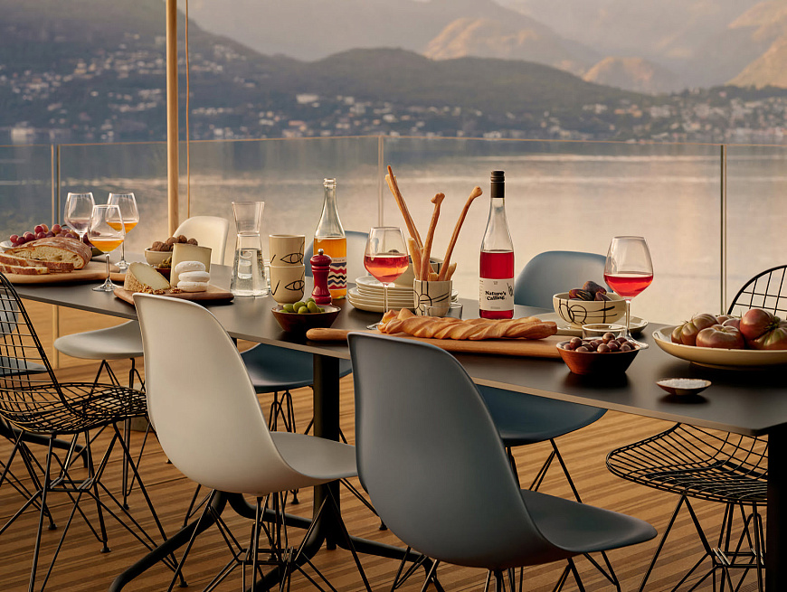 Стул Eames Plastic Side Chair RE DSR, Vitra