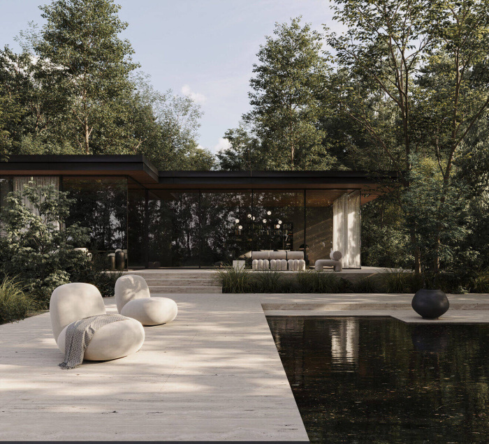 Кресло Toe Chair, Flat, 101 Copenhagen