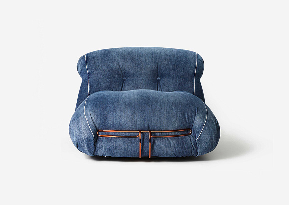 Кресло Soriana, Denim Crafted By Roy Roger's, Cassina