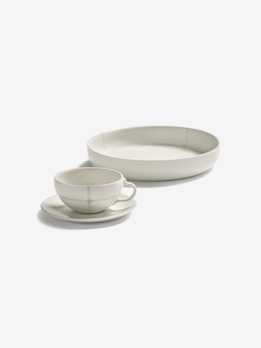 Набор из 2-х тарелок Saucer Coffee Cup Zuma by Kelly Wearstler, Serax