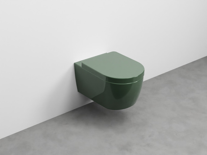 Подвесной унитаз Smile New Wall-Hung WC Rimless безободковый, Cielo