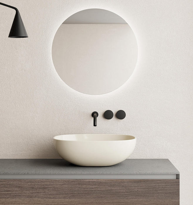 Накладная раковина без перелива Milk Washbasin, NIC Design
