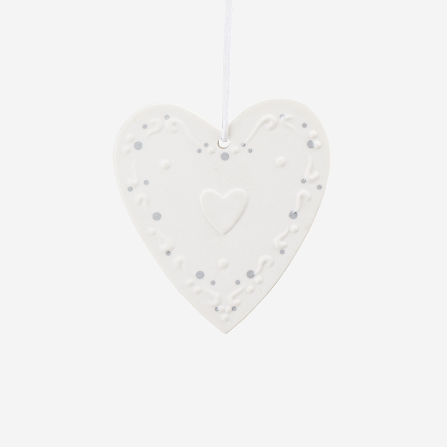 Декоративная подвеска Porcelain hanger – Heart, Räder