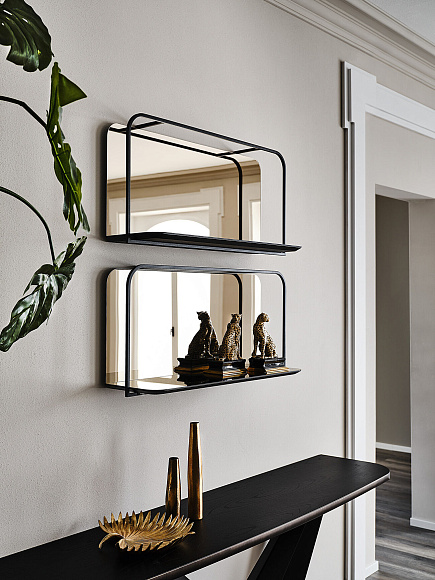 Настенная полка с зеркалом Tresor, Cattelan Italia