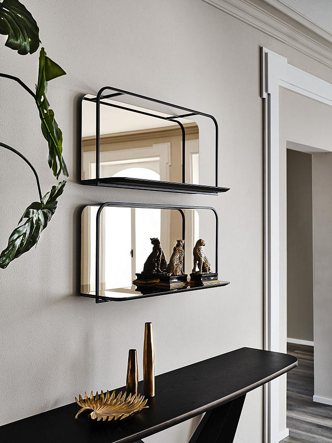 Настенная полка с зеркалом Tresor, Cattelan Italia