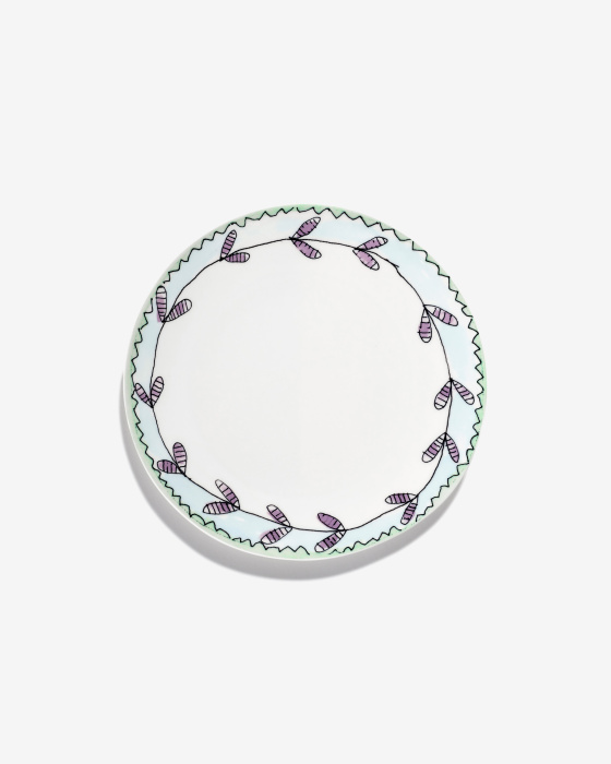 Набор из 2-х тарелок Plate Blossom Milk Midnight Flowers by Marni, Serax