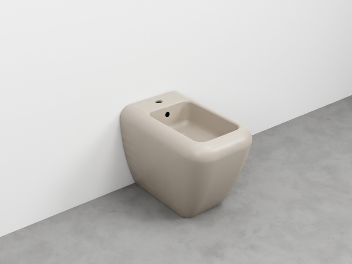 Напольное биде Shui Back To Wall One Hole Bidet, Cielo