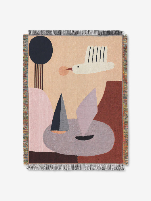 Одеяло Bird Tapestry Blanket, Ferm Living