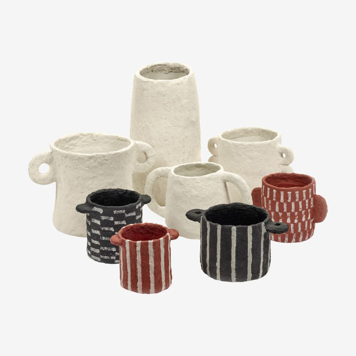 Ваза Vase Paper Mache Earth Beige by Marie Michielssen, Serax