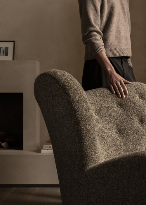 Кресло The Tired Man Lounge Chair, Sheepskin, Audo Copenhagen (ex. Menu)