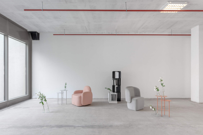 Стеллаж на скрытых колёсах 46° — 6° GENEVA, ARCHIPÉLAGO