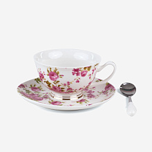 Чашка с блюдцем и ложкой Teacup Tarin – Vesta, Seletti