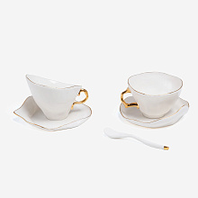 Набор из 2-х чайных пар Meltdown Tea Set of 2, Seletti
