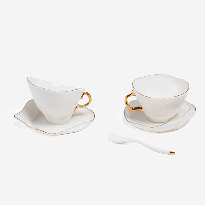 Набор из 2-х чайных пар Meltdown Tea Set of 2 Seletti