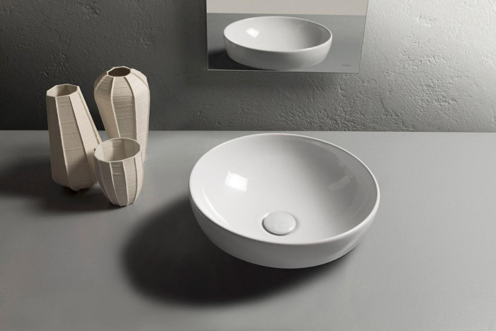 Накладная раковина T-Edge Le Ciotole круглая, Ceramica Globo
