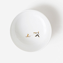 Глубокая чаша Snowy Day bowl — Dog tobogganing, Räder