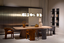 Обеденный стол Zaho Stone / Zaho Wood, Baxter