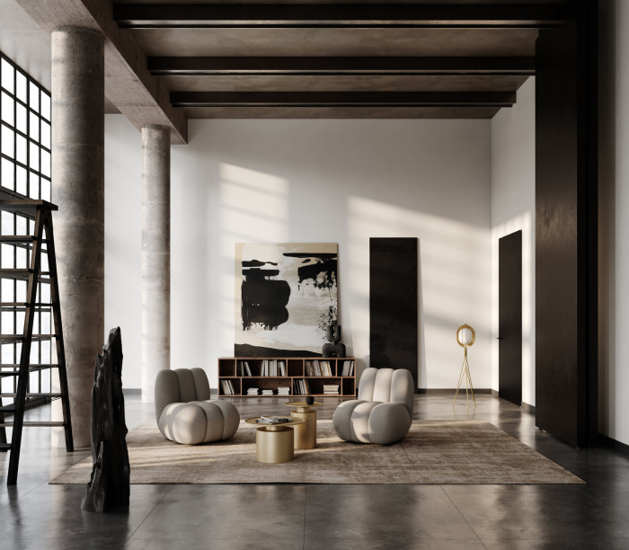 Журнальный столик Pillar Table Low, 101 Copenhagen