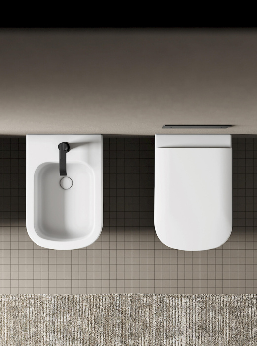 Подвесной унитаз Semplice Rimless Wall-Hung Toilet безободковый, NIC Design