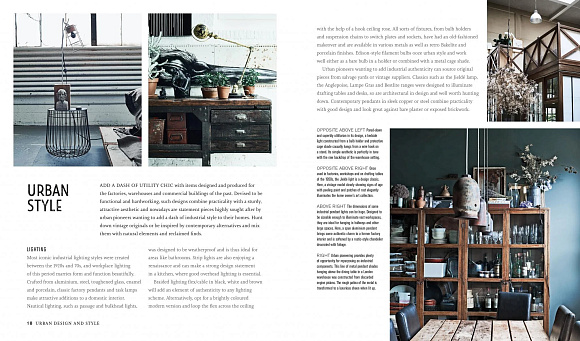 Книга Urban Style: Interiors inspired by Industrial Design, Ryland Peters & Small and CICO Books