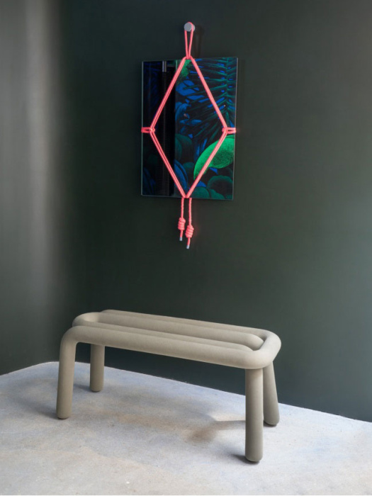 Прямоугольное зеркало Shibari Rectangle, Moustache