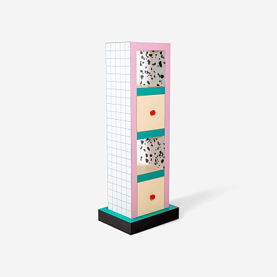 Комод Supertower Blue Grid 