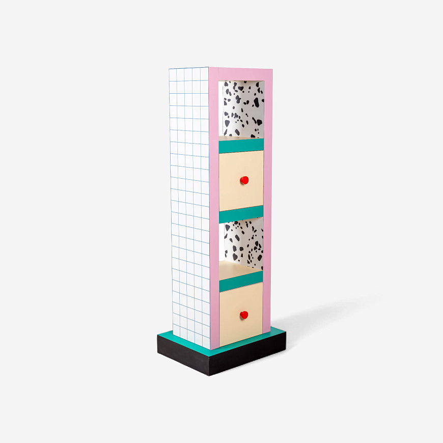 Комод Supertower Blue Grid, Seletti