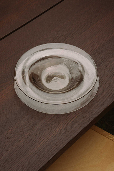 Набор из 2-х глубоких тарелок Isle Glass Shallow Bowl Set of Two, Frama
