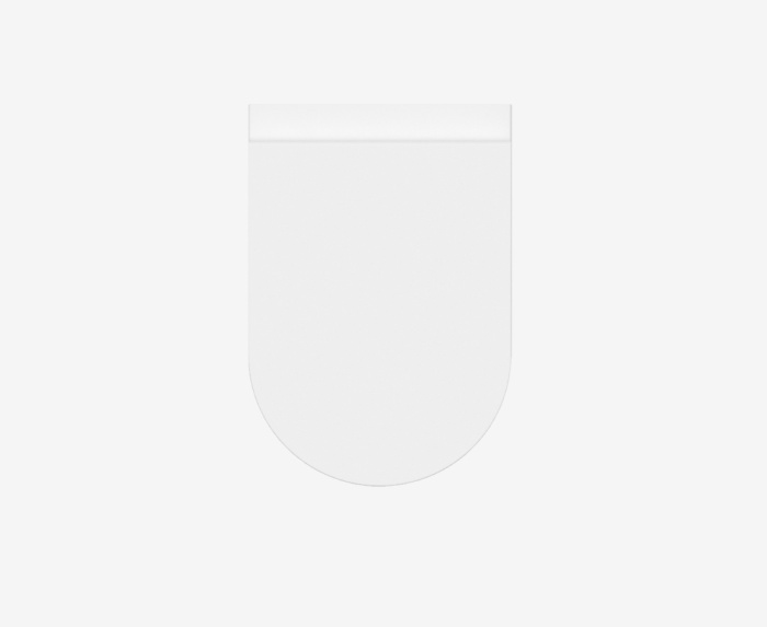 Напольный унитаз Forty3 безободковый с сиденьем, Ceramica Globo