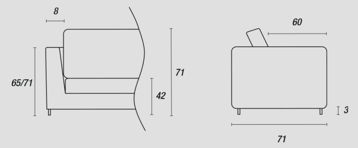 Кресло Chloè, Ditre Italia