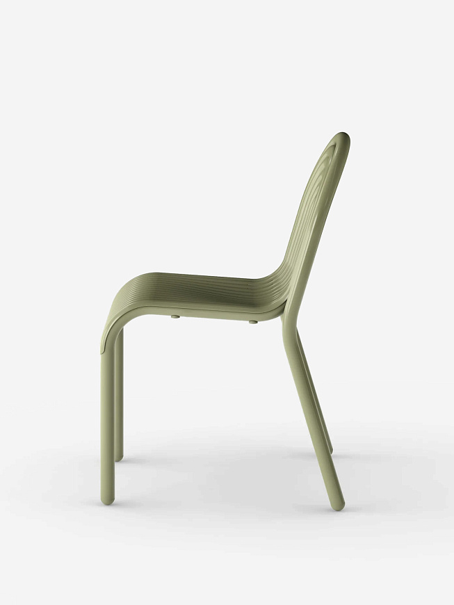 Уличный стул Groove Side Moss, Tom Dixon
