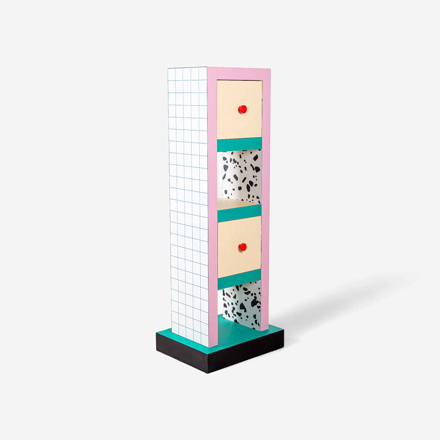 Комод Supertower Blue Grid, Seletti