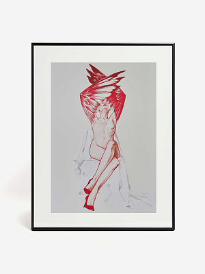 Шелкография «Умеренность» Masha Yankovskaya