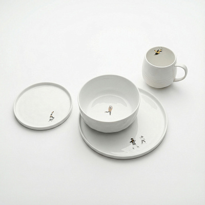 Сервировочный набор на одного человека. Сет №2 