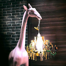 Торшер Giraffe In Love XS Dusty Rose, Qeeboo