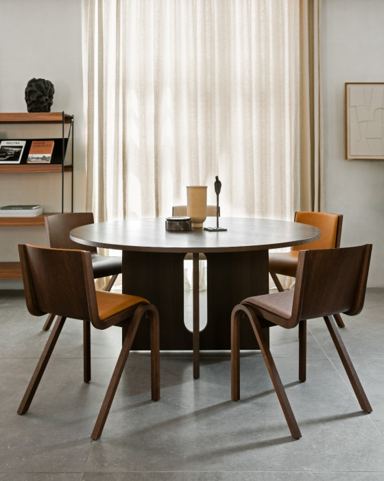 Стул с передней обивкой Ready Dining Chair, Front Upholstered, Audo Copenhagen (ex. Menu)